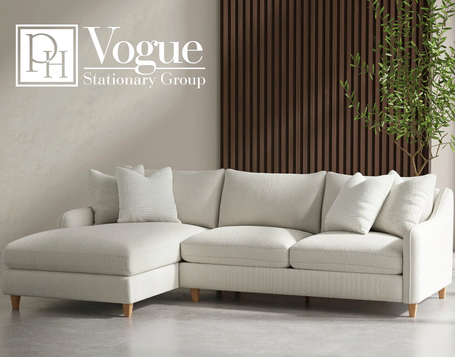 Parker Living - Vogue 2 Piece Sectional Sofa in Farlo Chalk - SVOG-PACK2A-FACH - GreatFurnitureDeal