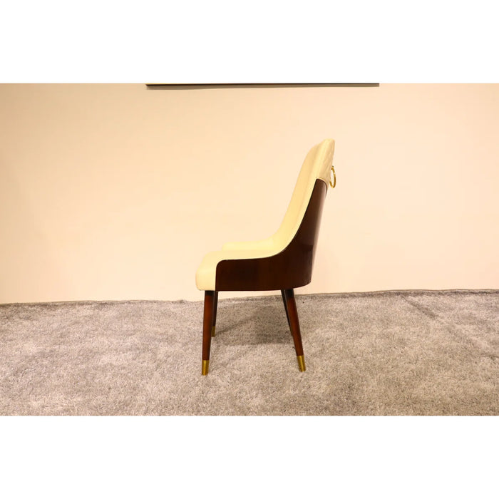 European Furniture - Vogue Lux Beige Dining Chair (Set of 2) EF-27916-BSC - GreatFurnitureDeal