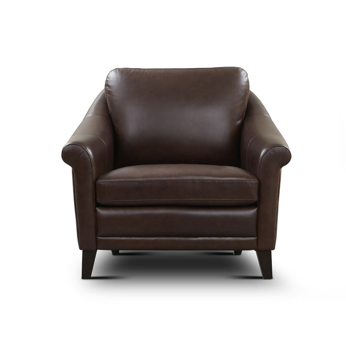 GFD Leather - San Paulo Brown Chair - W6628CC-10 - GreatFurnitureDeal