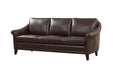 GFD Leather - San Paulo Brown Sofa - W6628CC-30 - GreatFurnitureDeal