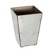 Worlds Away - Antiqued Mirror Wastebasket - WBAMP - GreatFurnitureDeal