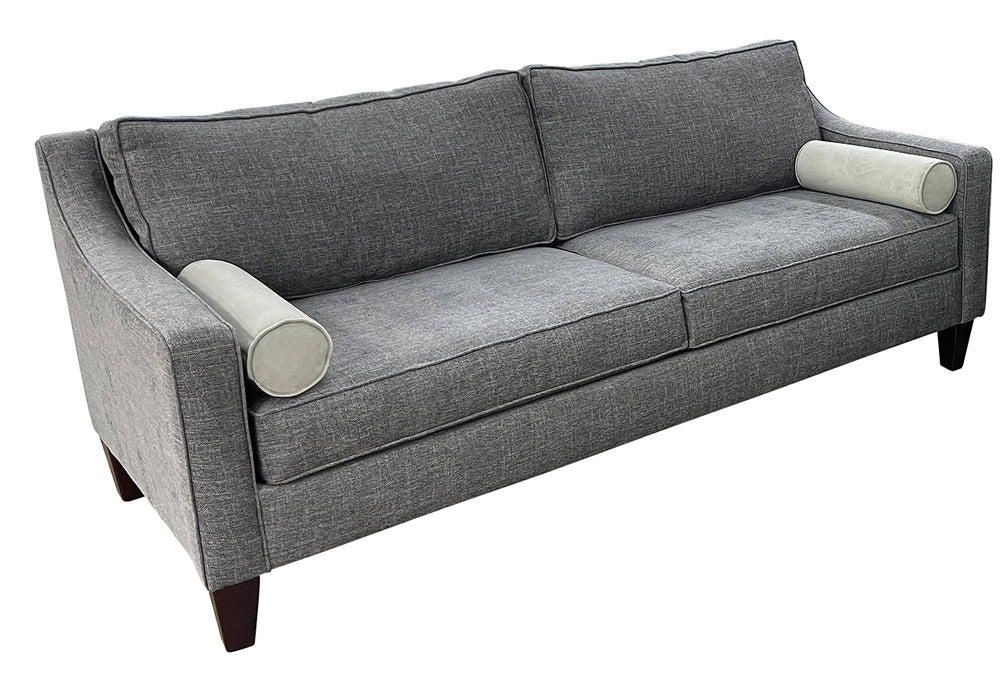 Mariano Italian Leather Furniture - Webster Sofa in Bella Dove - 3350-30 - GreatFurnitureDeal