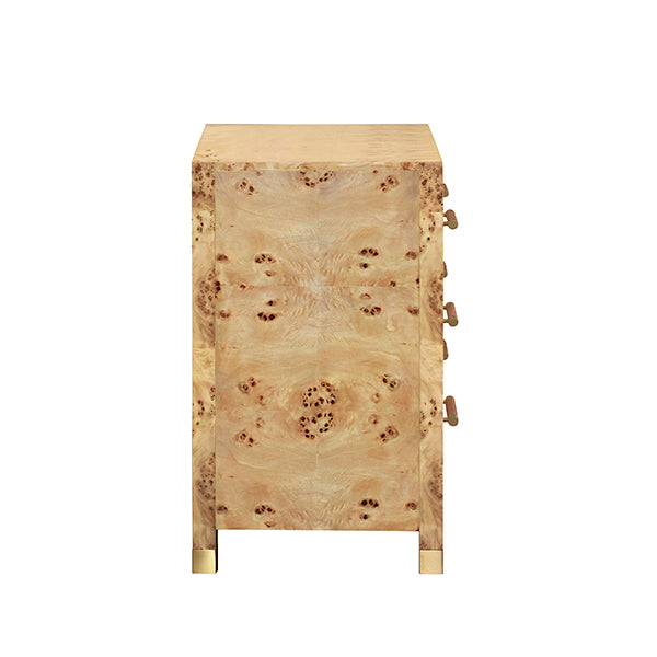 Worlds Away - Winchester Six Drawer Chest in Burl Wood - WINCHESTER BW - GreatFurnitureDeal