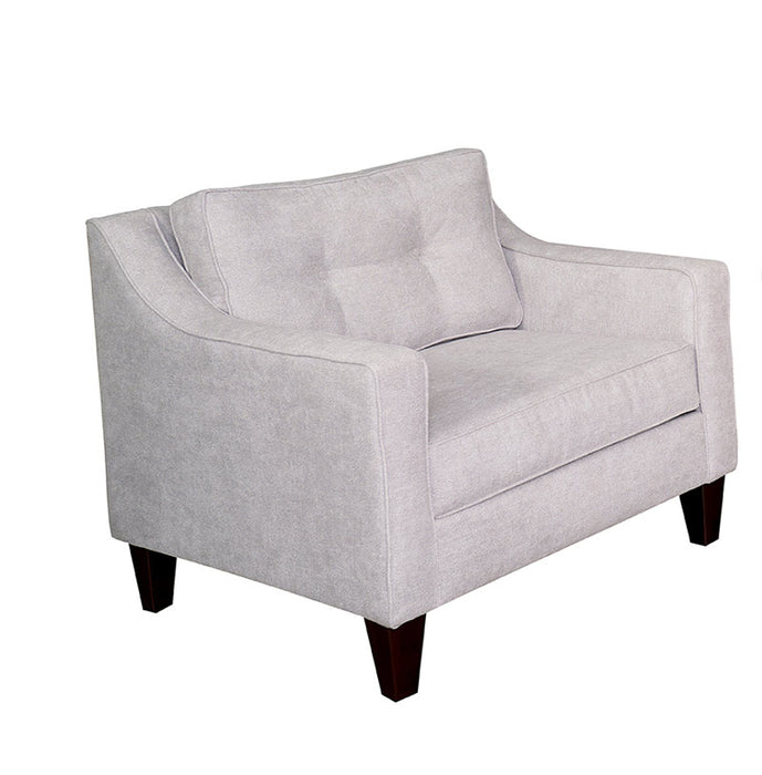 Mariano Italian Leather Furniture - Winston Chaise Pack in Thalia Onyx - 3300-40