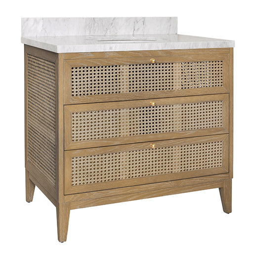 Worlds Away - Bath Vanity Sink in Cerused Oak - WYNN CO - GreatFurnitureDeal