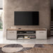 ESF Furniture - Nora Entertainment Center in High Gloss Lacquer - NORA-ENT - GreatFurnitureDeal