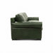 Mariano Italian Leather Furniture - Windsor Italian Green Leather Sofa - GTRX-WINDSOR-S - GreatFurnitureDeal