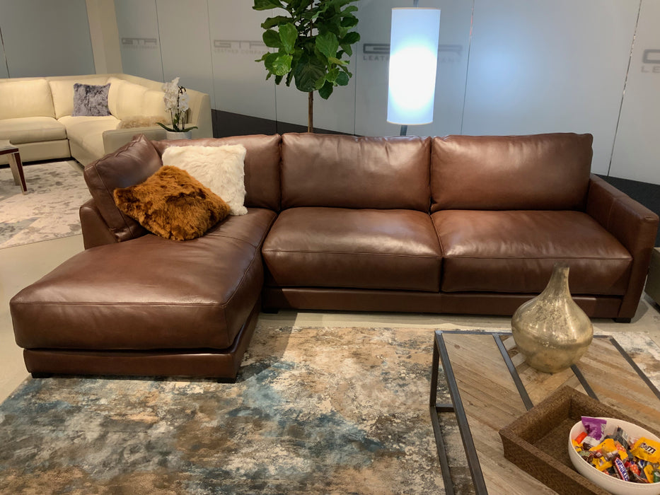 GFD Leather - Bravo Left Arm Facing Sofa Chaise - X14-33, 54-BoB