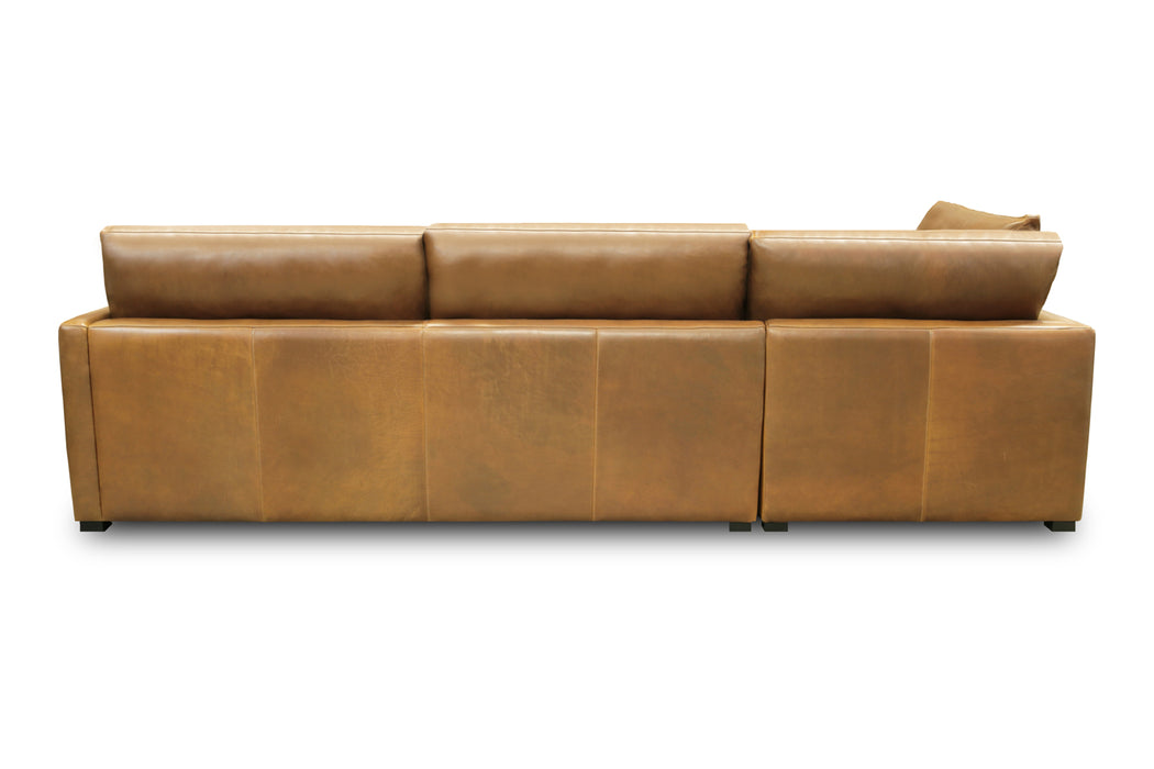 GFD Leather - Bravo Left Arm Facing Sofa Chaise - X14-33, 54-BrB