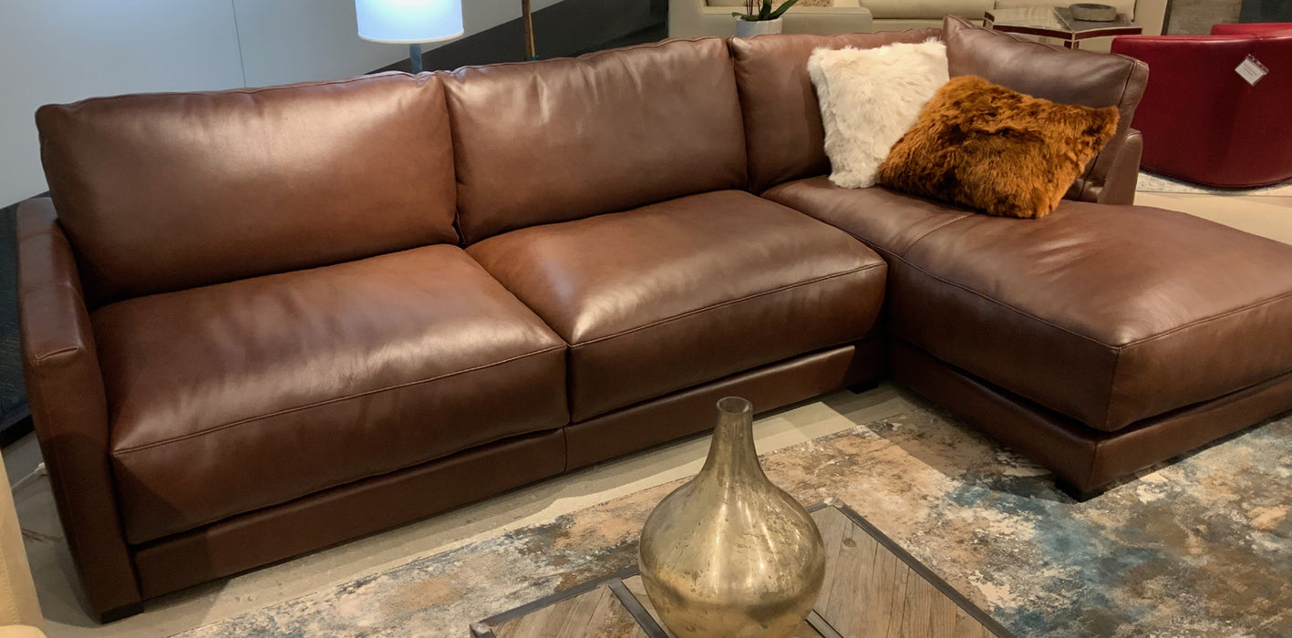 GFD Leather - Bravo Right Arm Facing Sofa Chaise - X14-32, 55-BoB