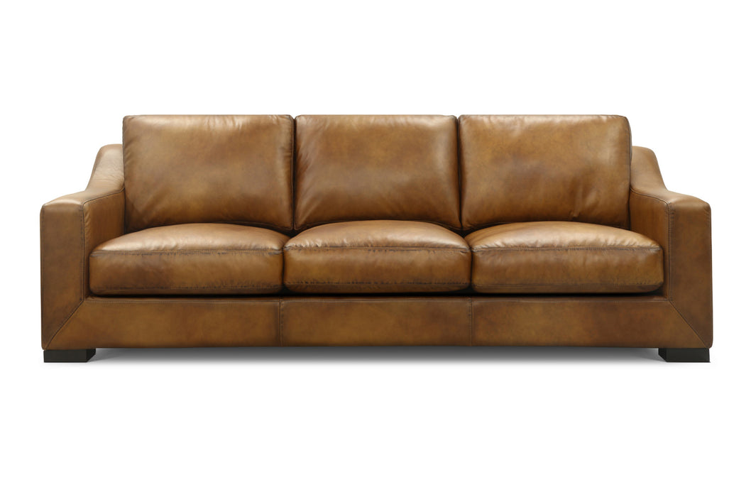 GFD Leather - Daytona Hand Antiqued All Leather Luxe Sofa - X16A-30 LUX