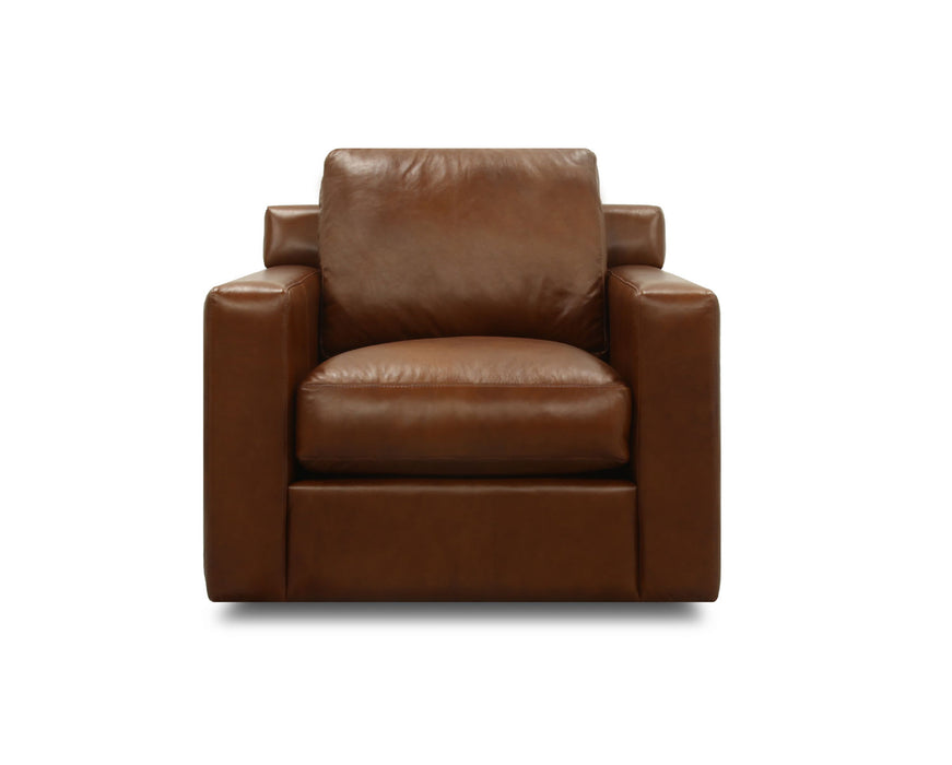 GFD Leather - Santiago Chair - Shown In Soleil Luggage - X1-10