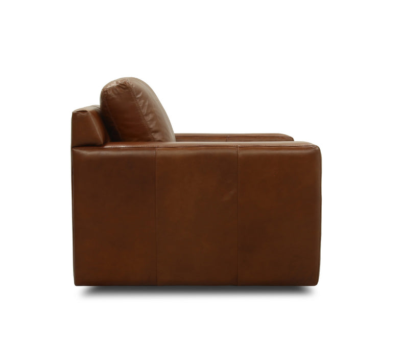 GFD Leather - Santiago Chair - Shown In Soleil Luggage - X1-10