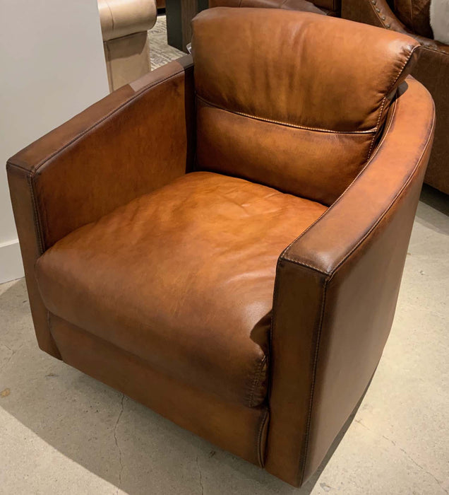 GFD Leather - Campbell All Leather Swivel Chair - X27-6M-DA - GreatFurnitureDeal