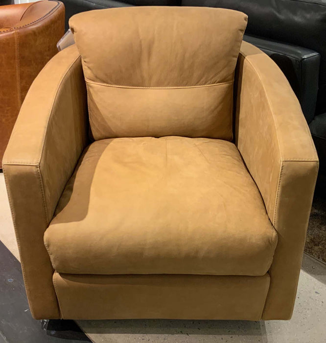 GFD Leather - Campbell All Leather Swivel Chair - X27-6M-NR - GreatFurnitureDeal