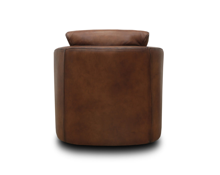 GFD Leather - Campbell All Leather Swivel Chair - X27-6M-DA - GreatFurnitureDeal