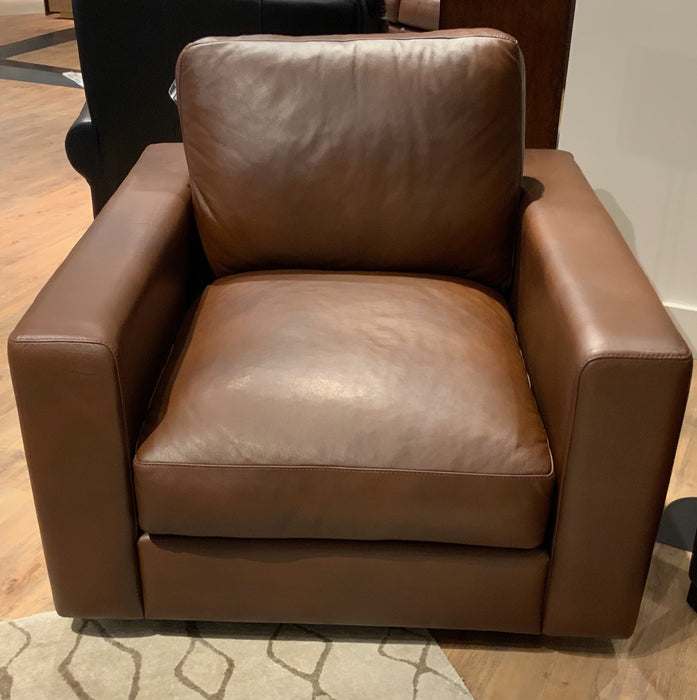 GFD Leather - Newport All Leather Chair - X33-10-PB - GreatFurnitureDeal