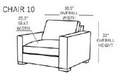 GFD Leather - Newport All Leather Chair - X33-10-PC - GreatFurnitureDeal