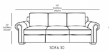 GFD Leather - Wembley All Leather Sofa - X34-30-SRB - GreatFurnitureDeal