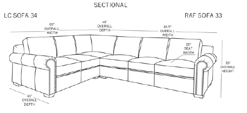 GFD Leather - Wembley All Leather Left Arm Facing Two Piece Sectional - X34-32/35 - GreatFurnitureDeal