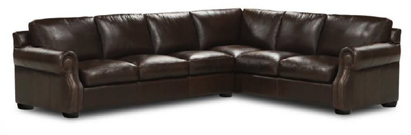 GFD Leather - Baxter Ii All Leather Left Arm Facing Sectional - X35A-32/35-PG - GreatFurnitureDeal