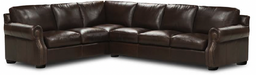 GFD Leather - Baxter Ii All Leather Right Arm Facing Sectional - X35A-33/34-PG - GreatFurnitureDeal