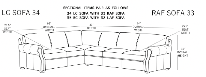 GFD Leather - Baxter Ii All Leather Left Arm Facing Sectional - X35A-32/35-PG - GreatFurnitureDeal