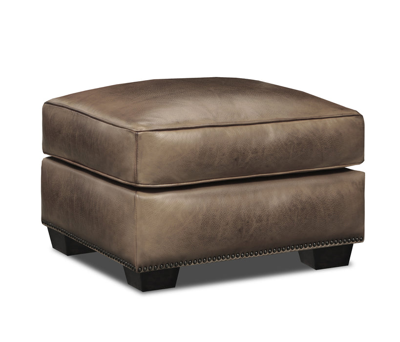 GFD Leather - Valencia All Leather Ottoman - X6-00-DT - GreatFurnitureDeal
