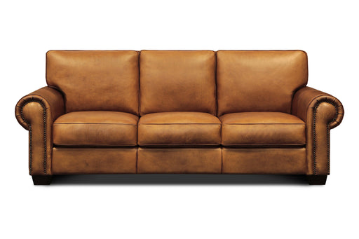 GFD Leather - Valencia Hand Antiqued All Leather Sofa - X6-30-DM - GreatFurnitureDeal