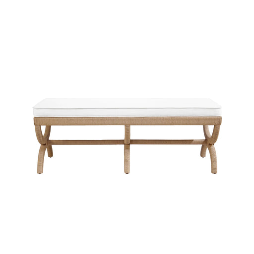 Worlds Away - Xanadu Bench in Natural - XANADU BENCH - GreatFurnitureDeal