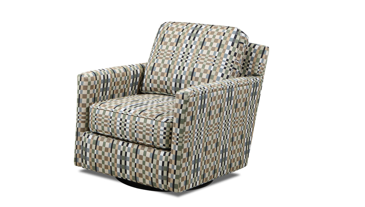 Southern Home Furnishings - Morrison Swivel Glider Chair in Quartz - 21-02G Morrison - GreatFurnitureDeal