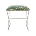Worlds Away - X Side Stool - X SIDE NSEAGLASS - GreatFurnitureDeal