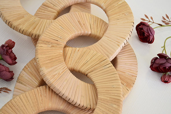 Worlds Away - Yolo Square Decorative Chain in Natural Rattan - YOLO - GreatFurnitureDeal