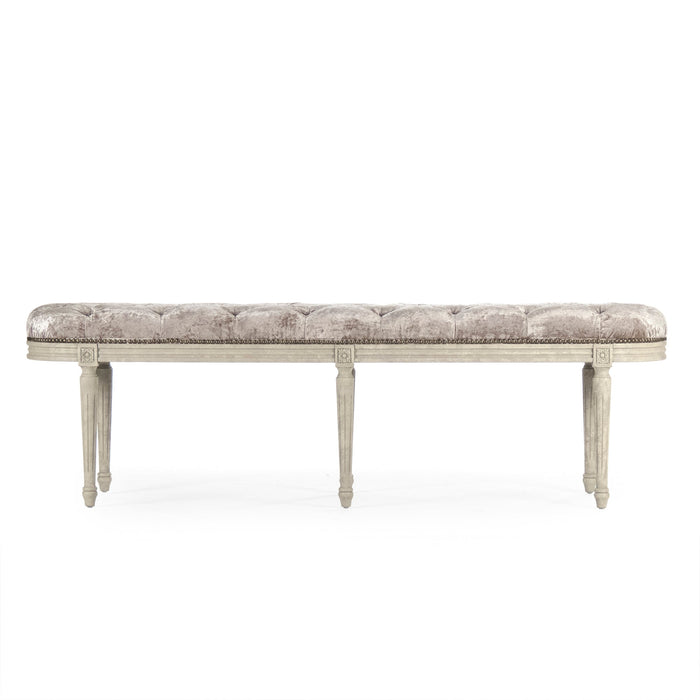 Zentique - Michel Tufted Bench - ZEN03 309 A - GreatFurnitureDeal