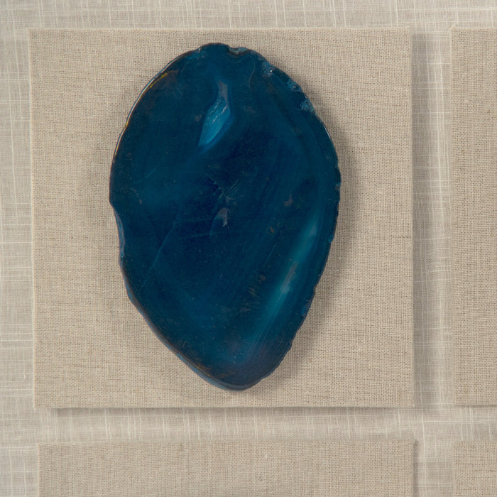 Zentique - Blue Geode in Acrylic Wall Art - ZEN38441C - GreatFurnitureDeal