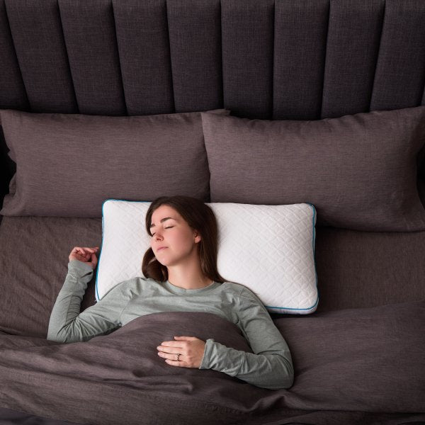 Malouf - FlexFill™ + Hyperchill™ King Shoulder Pillow - ZZKKSCPEHFSD - GreatFurnitureDeal