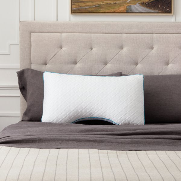 Malouf - FlexFill™ + Hyperchill™ Queen Shoulder Pillow - ZZQQSCPEHFSD - GreatFurnitureDeal