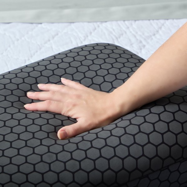 Malouf - HexCurve™ King Pillow - ZZKKX1XC - GreatFurnitureDeal