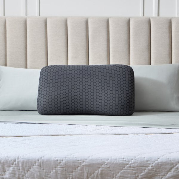 Malouf - HexCurve™ King Pillow - ZZKKX1XC - GreatFurnitureDeal