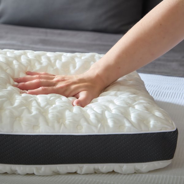 Malouf - Quilted Convolution™ Queen Pillow - ZZQQX2QC - GreatFurnitureDeal
