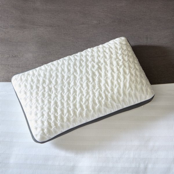 Malouf - Quilted Convolution Queen Pillow - ZZQQX2QC - GreatFurnitureDeal