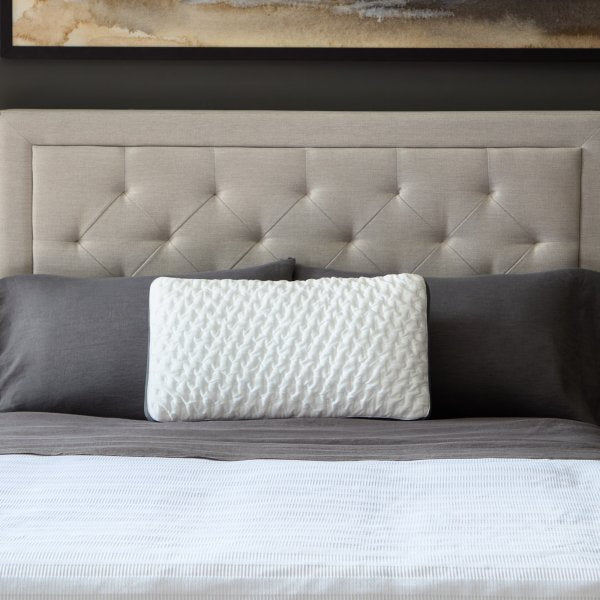 Malouf - Quilted Convolution™ Queen Pillow - ZZQQX2QC - GreatFurnitureDeal