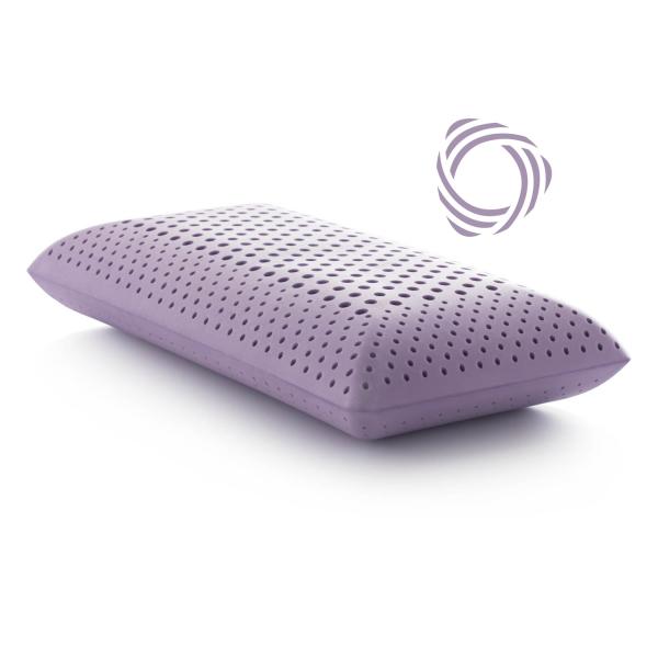 Malouf - Zoned ActiveDough® Lavender Pillow - GreatFurnitureDeal