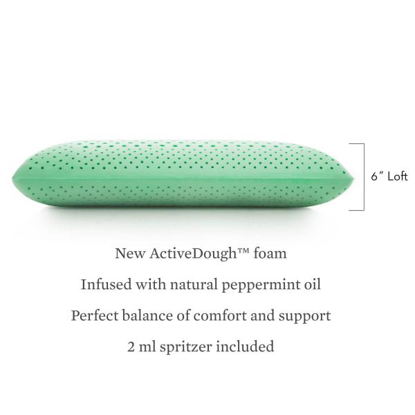 Malouf - Zoned ActiveDough® King Peppermint - ZZKKMPADASZP - GreatFurnitureDeal