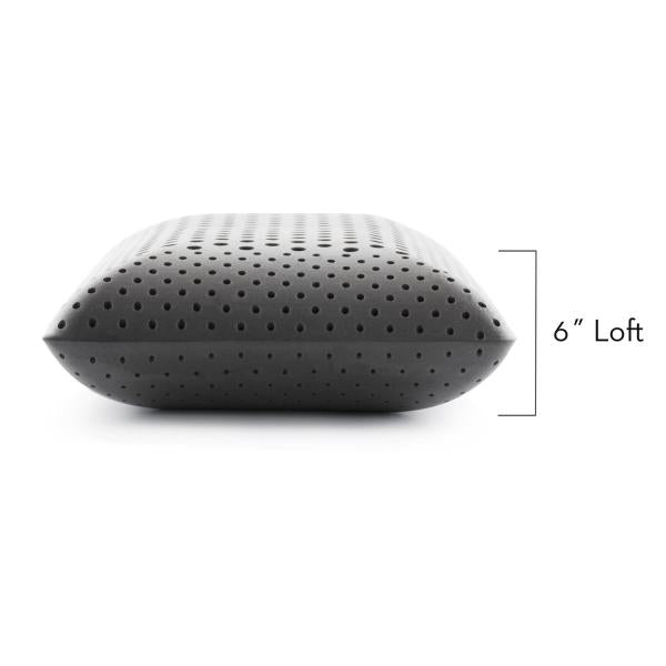 Malouf - Zoned ActiveDough® Bamboo Charcoal Pillow - GreatFurnitureDeal