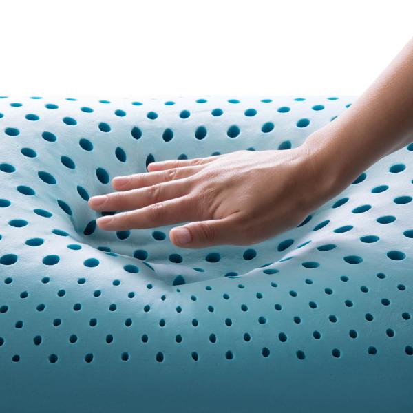 Malouf - Zoned ActiveDough® Foam Cooling Gel Pillow - GreatFurnitureDeal