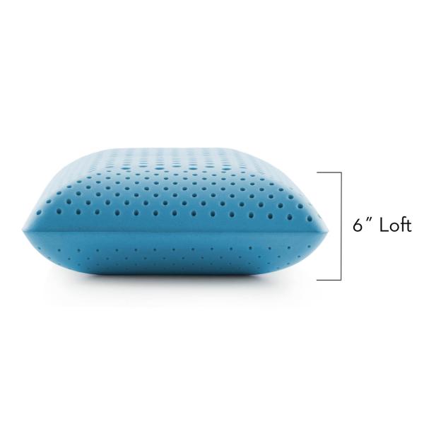 Malouf - Zoned ActiveDough® Foam Cooling Gel Pillow - GreatFurnitureDeal
