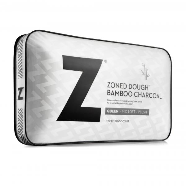 Malouf - Zoned Dough® + Bamboo Charcoal Pillow - GreatFurnitureDeal