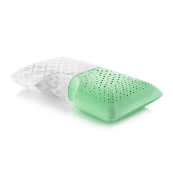 Malouf - Shoulder Zoned Dough® Memory Foam Peppermint Pillow - GreatFurnitureDeal