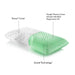 Malouf - Shoulder Zoned Dough® Memory Foam Peppermint Pillow - GreatFurnitureDeal